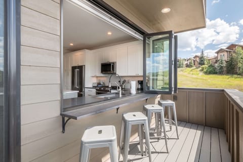 Pull up a seat at the outdoor bar