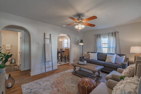 Living room featuring ample natural light.