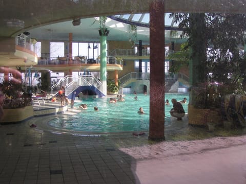 Indoor pool, a heated pool