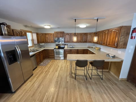 So much countertop and cabinet space!