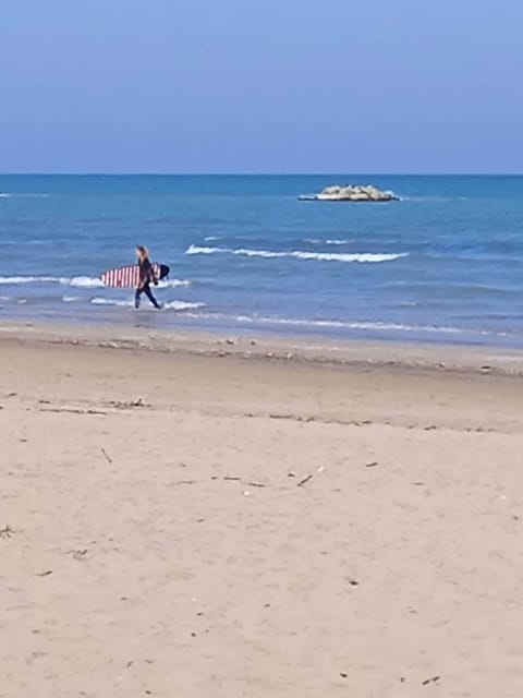 Beach nearby, beach towels