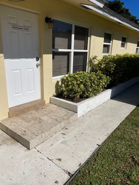 Entry from street near front parking