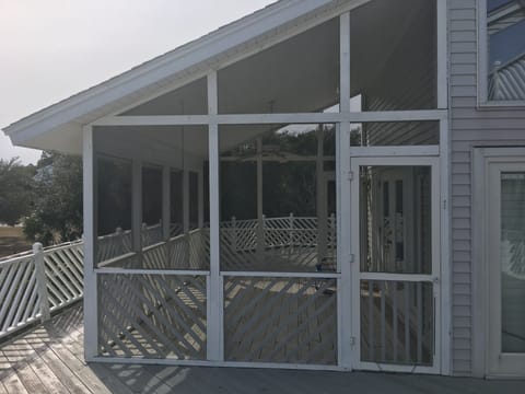 Main Level screen in porch