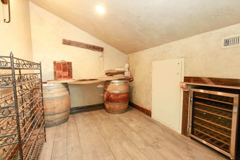 Unique Wine Room to Store & Pour your Favorite Wines from the Texas Hill Country