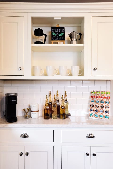 Enjoy the coffee bar and speciality syrups.