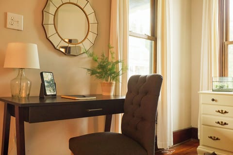 Beautiful soft light throughout makes for a warm welcome.