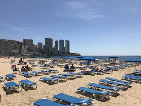 Beach | On the beach, sun loungers