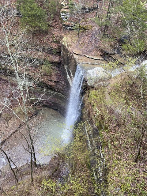 Bridal vails falls located near lakehouse