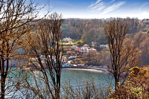 Views over to Babbacombe beach and the renowned Cary Arms pub.