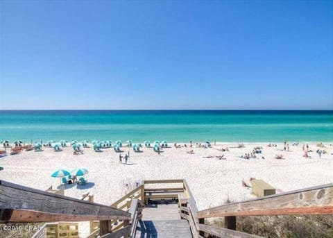Seacrest Beach has umbrellas and chairs to rent, or we have some you can use!