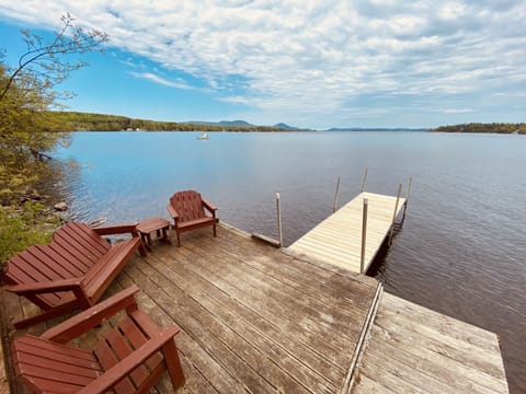 Lake access from dock