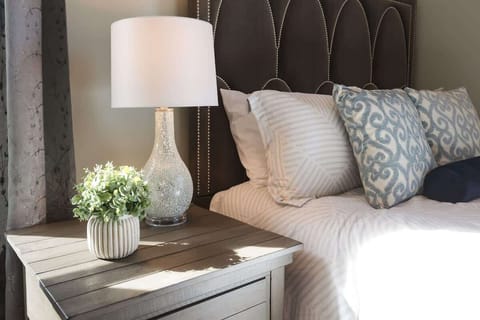 You'll get a great night's sleep tucked into our cozy, luxurious bedding, surrounded by soft, plush pillows..