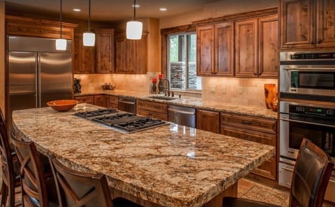 Large refrigerator & dual dishwashers to make food storage and clean up a breeze