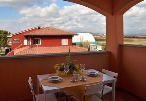 Three room on the first floor with terrace