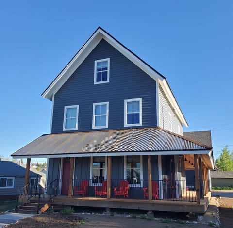 Large corner lot with a wide wraparound porch. Within walking distance of downtown and the Leadville 100 race start and finish.