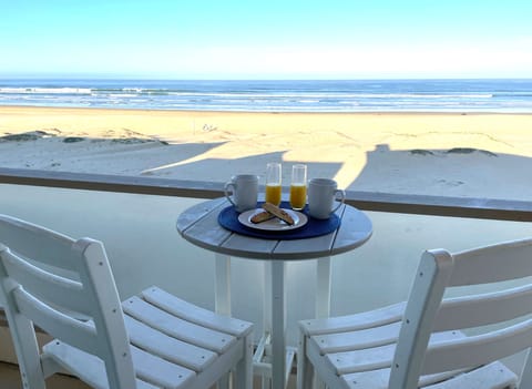 Wake up to breakfast with an ocean view.