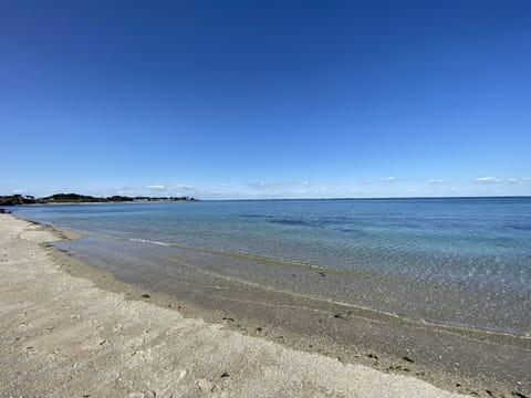 On the beach