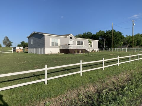 Front view of the house.