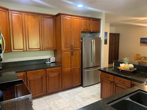 You will be impressed with how large and beautiful this kitchen is!