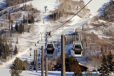 Ride the Wildhorse Gondola to Gondola Square