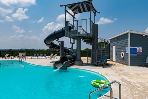 Indoor pool, seasonal outdoor pool