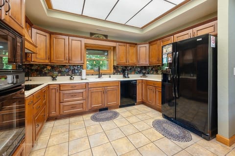 Floor, Flooring, Indoors, Kitchen, Refrigerator
