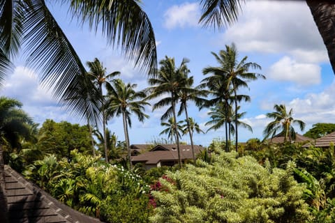 Garden views from unit
