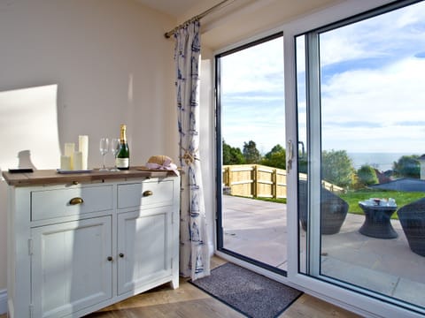 Patio | Orestone Garden Apartment - Orestone House, Teignmouth
