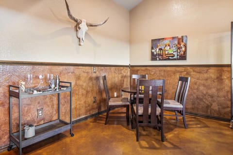 Learn when to hold 'em and when to fold 'em at the gaming table, complete with cards and poker chips.