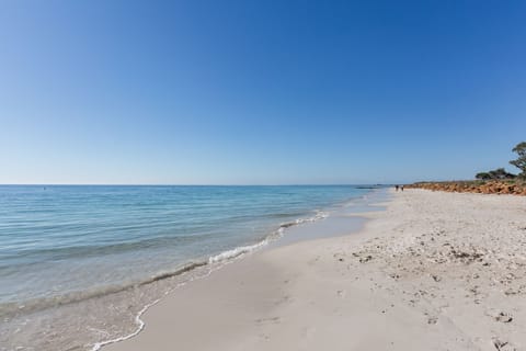 On the beach