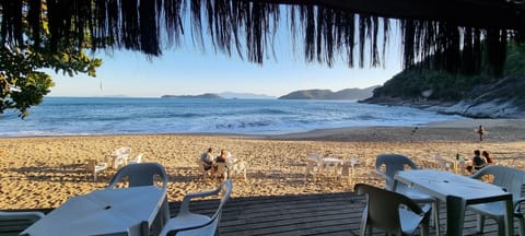 Beach nearby, sun loungers