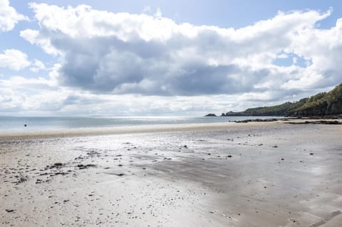 On the beach