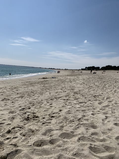 On the beach