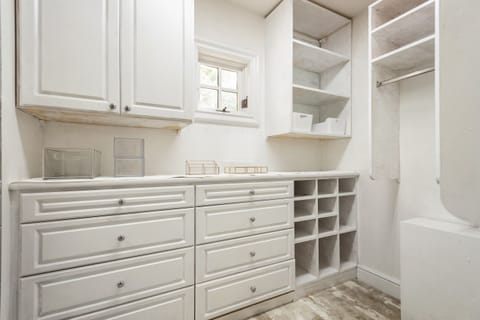 One of many designer closets