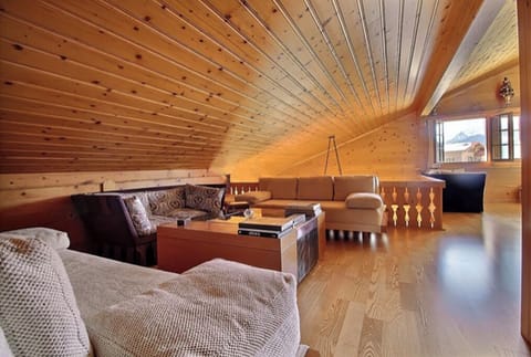 Mezzanine living room