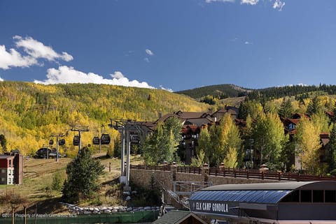 View of the slopes and the Gondola