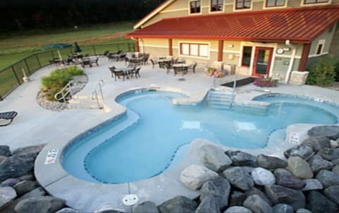 Indoor pool, outdoor pool