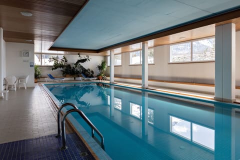 Indoor pool, a heated pool