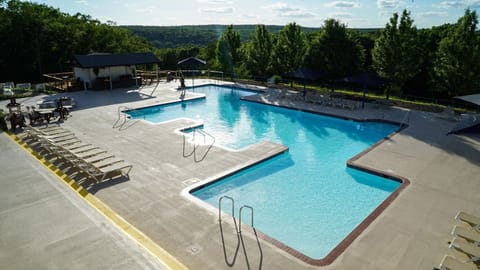 Indoor pool, outdoor pool