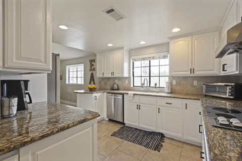 Large kitchen area to cook for large groups
