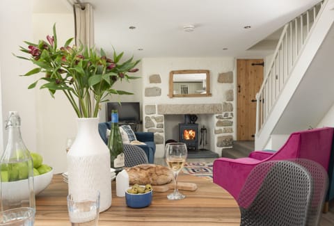 Oriel Cottage, St Agnes. Ground floor: This hideaway exudes irresistible cottage charm