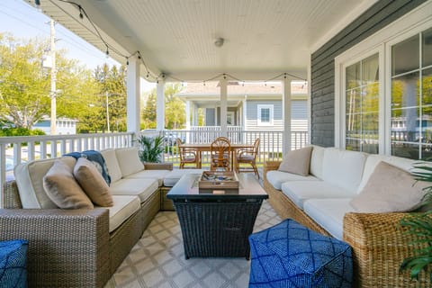 Enjoy the Pure Life outside on this fabulous covered porch