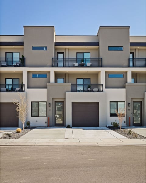Front of townhome