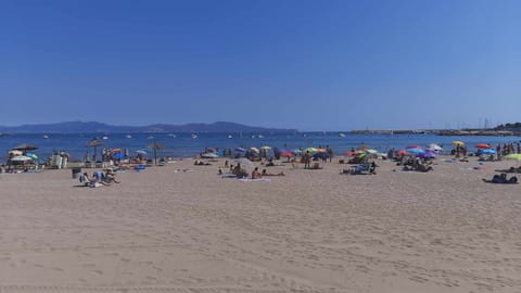 On the beach