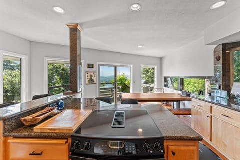 "Fully stocked kitchen if you want to cook and eat at home, would definitely go back" - Brian