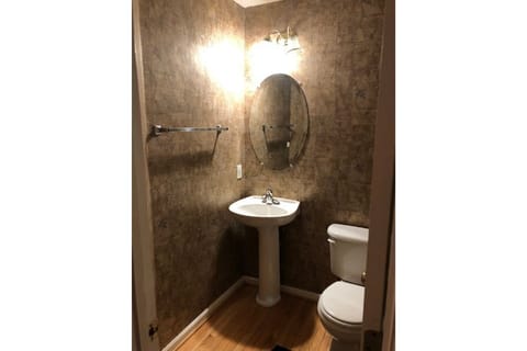 Powder room in the living room 