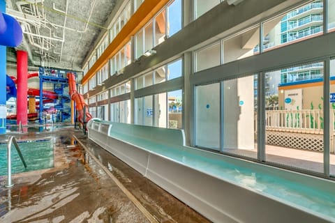 Indoor pool, a heated pool