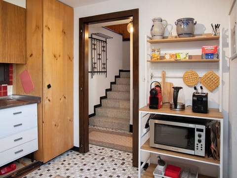 Flooring, Interior Design, Wood, Furniture, Floor, Shelving, Lighting, Kitchen, Room, Home