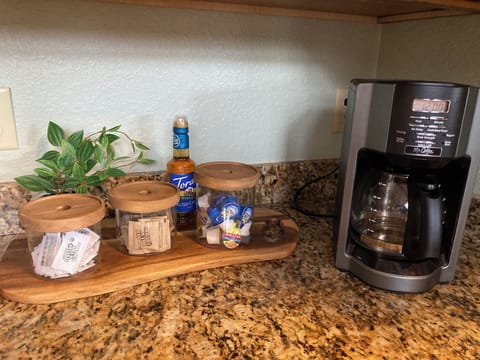 Enjoy the Coffee Bar located in the kitchen