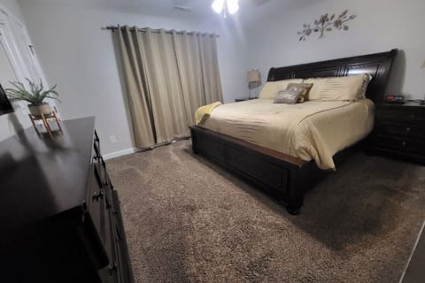 California King Bed - Master Bedroom